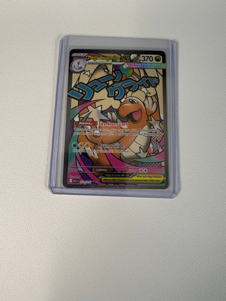 Mega Dragonite EX 271/217 Mega Attack Rare - Near Mint - Pack Fresh