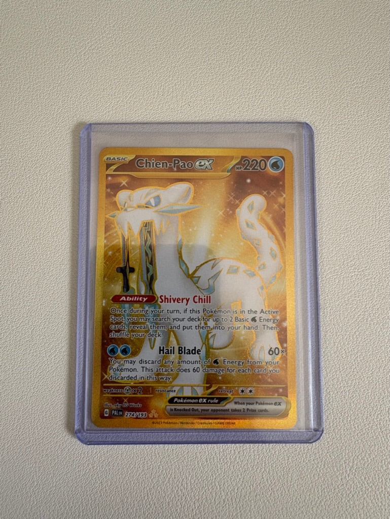 Chien-Pao Ex Paldea Evolved Hyper Rare Holo 274/193 Near Mint