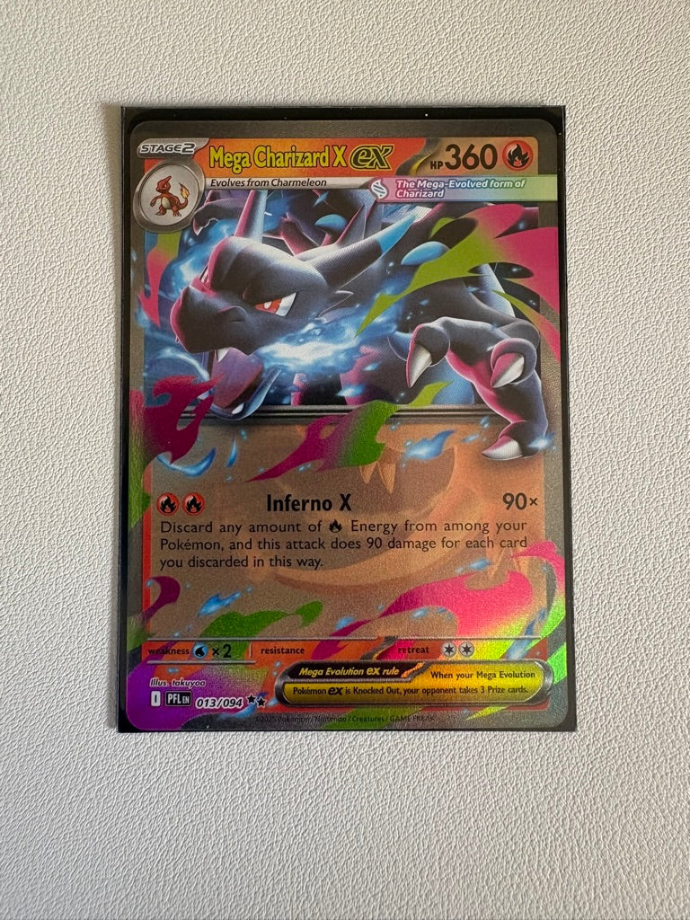 Mega Charizard Ex Phantasmal Flames Double Rare 013/094 Near Mint