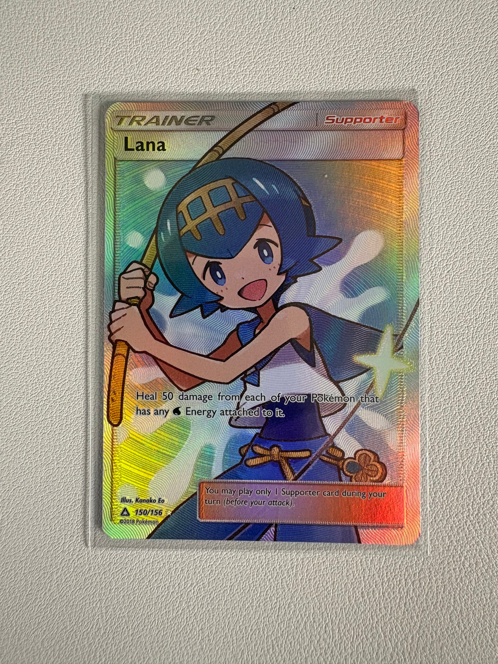 Lana Full Art Ultra Rare 150/156 Ultra Prism Holo Near Mint