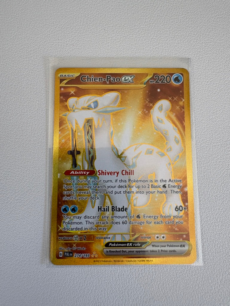 Chien-Pao Ex Paldea Evolved Hyper Rare Holo 274/193 Near Mint