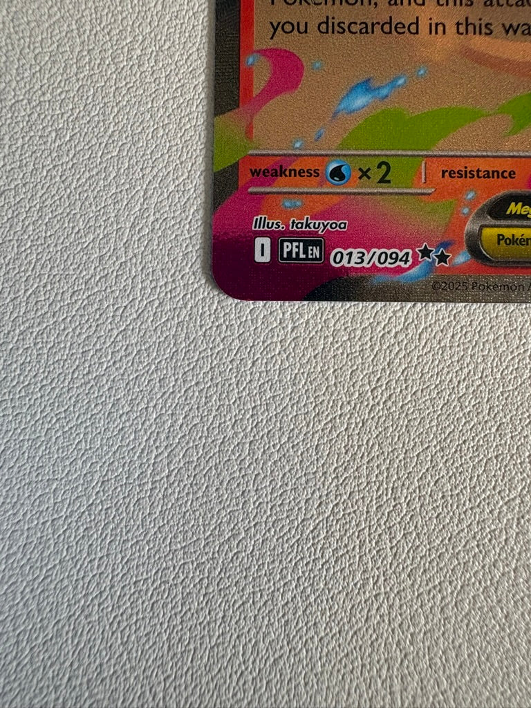 Mega Charizard Ex Phantasmal Flames Double Rare 013/094 Near Mint