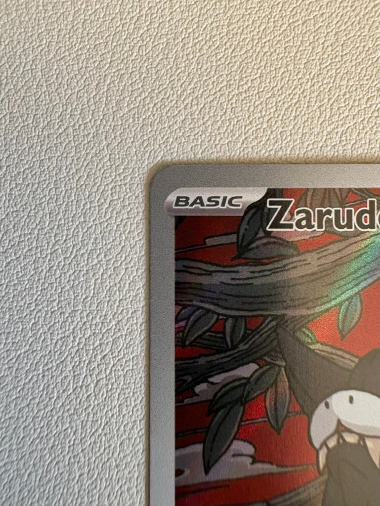 Zarude Pokemon Center Stamped Promo Card Pitch Black - Near Mint