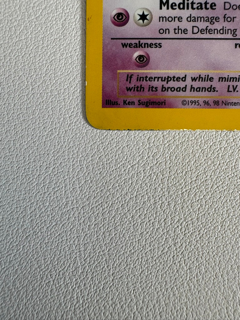Mr. Mime Jungle Holo Card 6/64 Unlimited Rare MP/HP Condition
