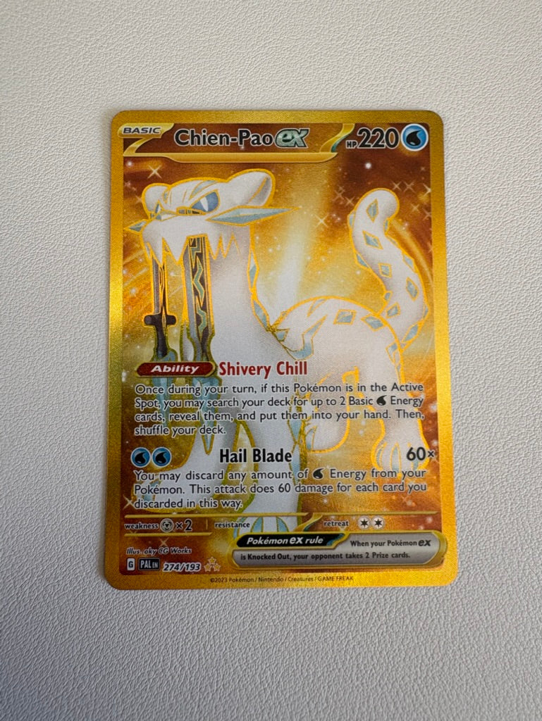 Chien-Pao Ex Paldea Evolved Hyper Rare Holo 274/193 Near Mint