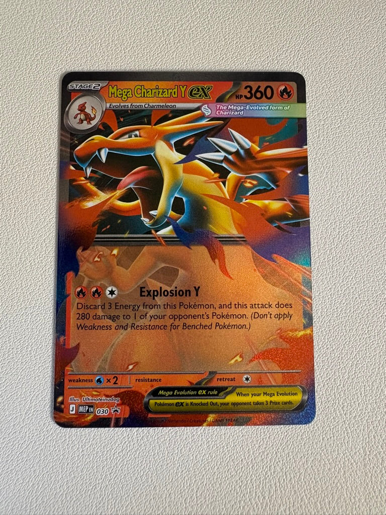 Charizard Y Ex Mega Evolutions Promo 030 Holofoil Near Mint