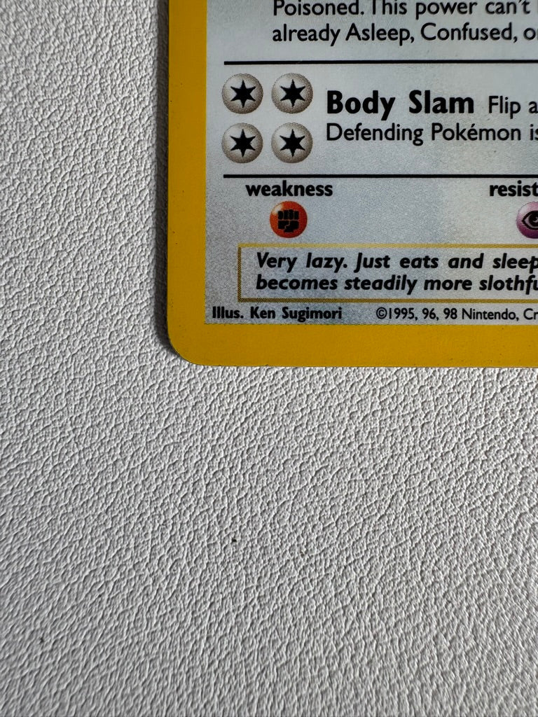 Snorlax Jungle Holo Rare Card WOTC 11/64 LP Condition