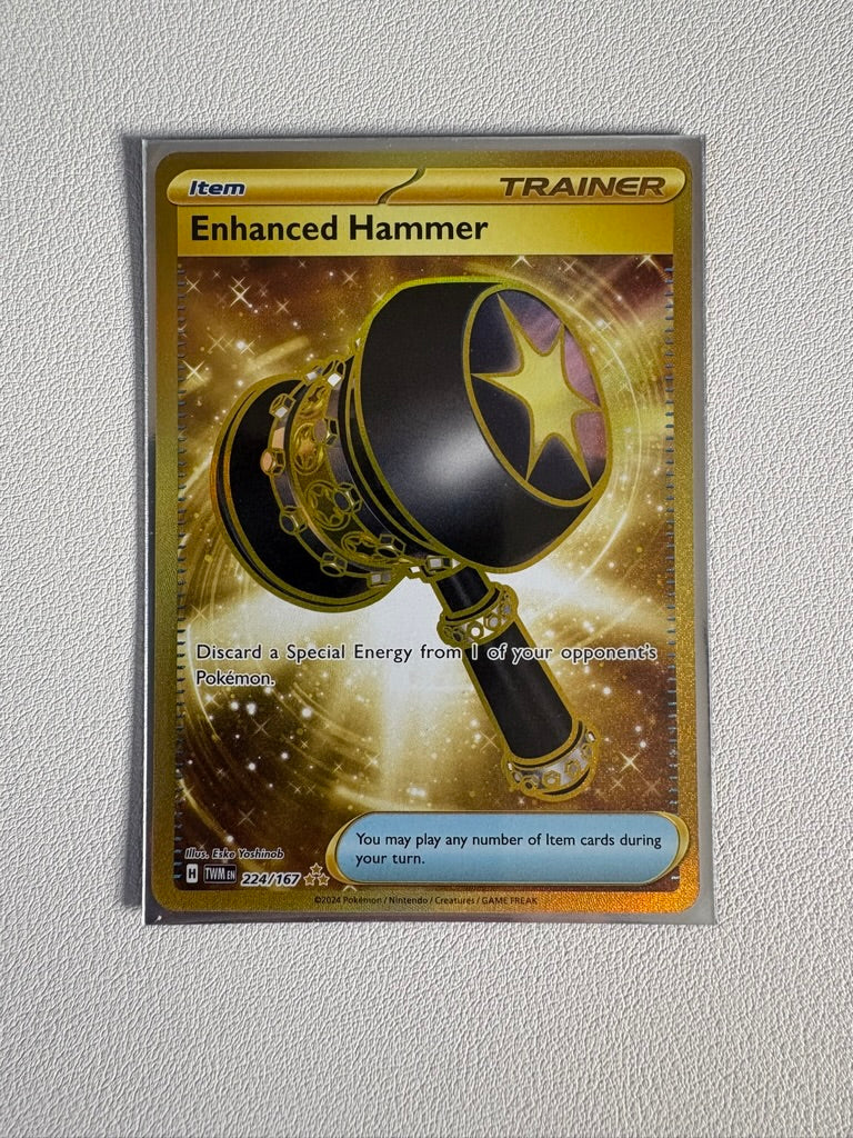 Enhanced Hammer Twilight Masquerade Holo Hyper Rare Card 224/167 Near Mint